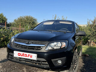 2012 Lada (ВАЗ) Granta I, чёрный, 325000 рублей, вид 3