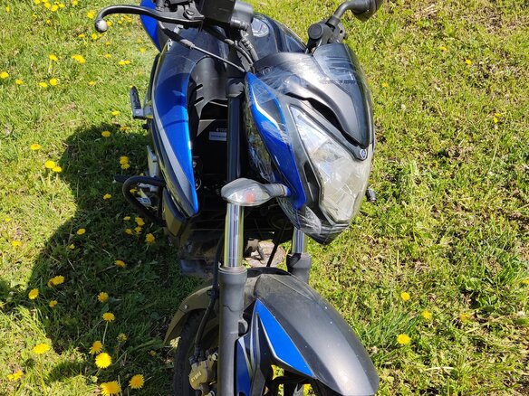 2015 Bajaj Pulsar NS 200, синий, 150000 рублей