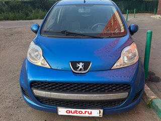 2011 Peugeot 107 I Рестайлинг, синий, 580000 рублей, вид 1
