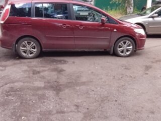 2008 Mazda 5 I (CR) Рестайлинг, красный, 300000 рублей, вид 3