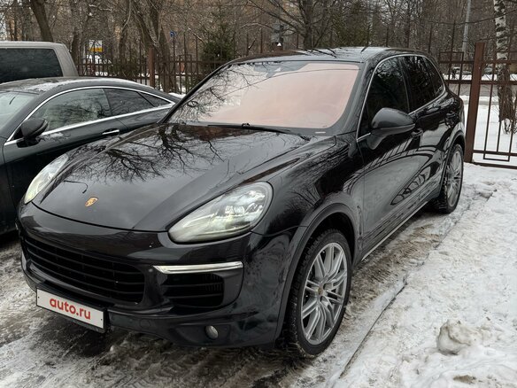 2016 Porsche Cayenne S II Рестайлинг (958), чёрный, 5500000 рублей - вид 1