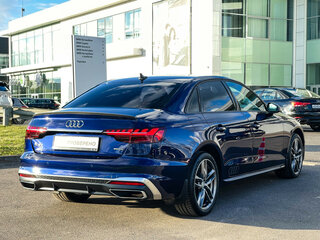 2020 Audi A4 45 TFSI V (B9) Рестайлинг, синий, 3710000 рублей, вид 5
