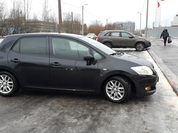 2008 Toyota Auris I, чёрный - вид 3