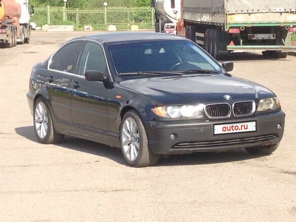2004 BMW 3 серии 320i IV (E46) Рестайлинг, чёрный