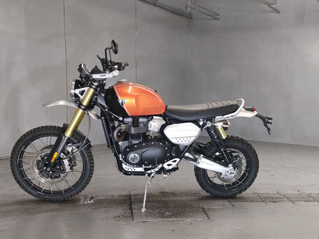 2024 Triumph Scrambler, оранжевый, 1500000 рублей, вид 2