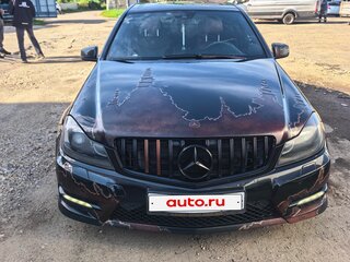 2011 Mercedes-Benz C-Класс 180 BlueEFFICIENCY III (W204) Рестайлинг, чёрный, 1490000 рублей, вид 2
