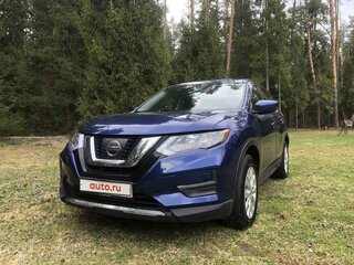 2017 Nissan Rogue II Рестайлинг, синий, 1699000 рублей, вид 1