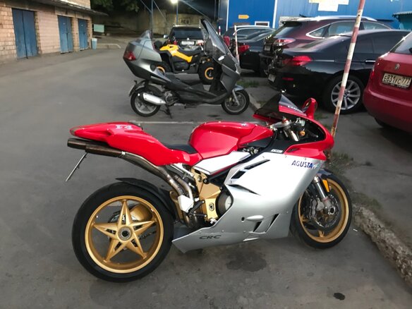 2002 MV Agusta F4 750, красный - вид 5