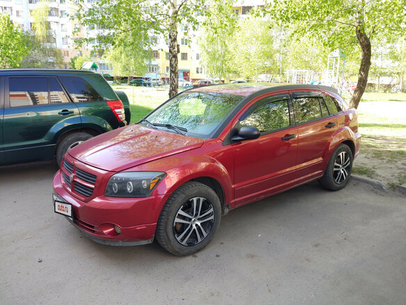 2007 Dodge Caliber I, красный - вид 2