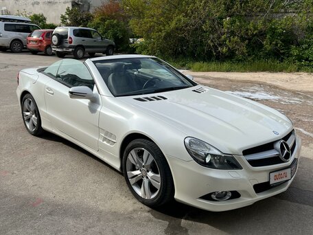 2008 Mercedes-Benz SL-Класс 350 V (R230) Рестайлинг 2, белый, 3580000 рублей, вид 2