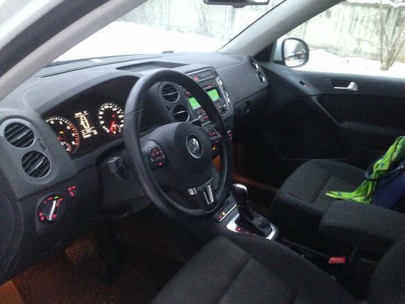 2014 Volkswagen Tiguan I Рестайлинг, белый - вид 4