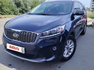 2019 Kia Sorento III Prime Рестайлинг, синий, 3550000 рублей, вид 1