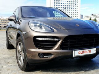 2013 Porsche Cayenne S Diesel II (958), коричневый, 4650000 рублей, вид 2