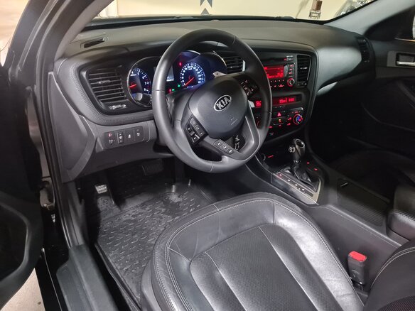 2013 Kia Optima III Рестайлинг, чёрный, 1460000 рублей - вид 18