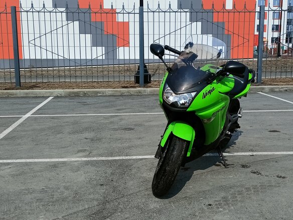2010 Kawasaki ER-6F (Ninja 650R), зелёный, 320000 рублей - вид 11