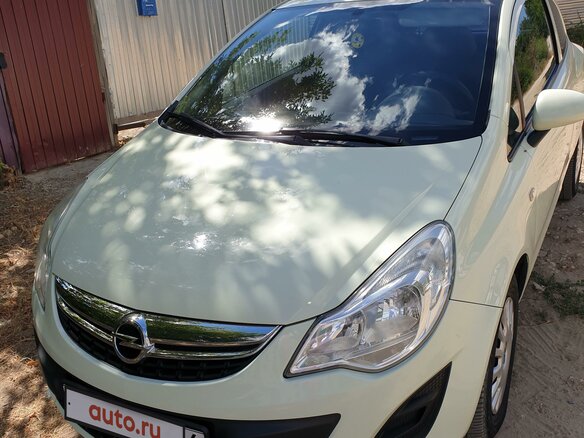 2012 Opel Corsa D Рестайлинг II, белый - вид 1