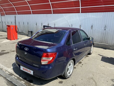 2012 Lada (ВАЗ) Granta I, синий, 470000 рублей, вид 4