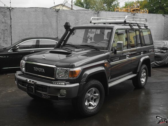 2019 Toyota Land Cruiser 76 70 Series Рестайлинг 1, серый - вид 38