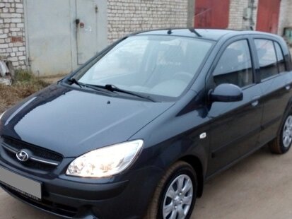 2011 Hyundai Getz I, чёрный - вид 2