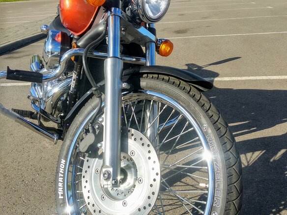 2012 Honda Shadow 750, оранжевый, 570000 рублей - вид 27