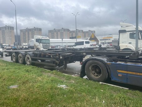 2011 Grunwald Полуприцеп контейнеровоз, чёрный, 1350000 рублей, вид 2