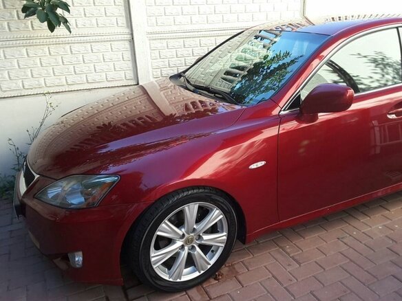 2007 Lexus IS 250 II, красный, 1530000 рублей - вид 3