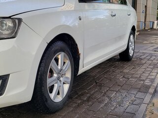 2014 Skoda Rapid I, белый, 650000 рублей, вид 2