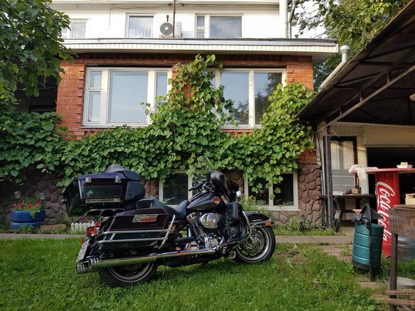 2004 Harley-Davidson Electra Glide, оранжевый, 900000 рублей - вид 7