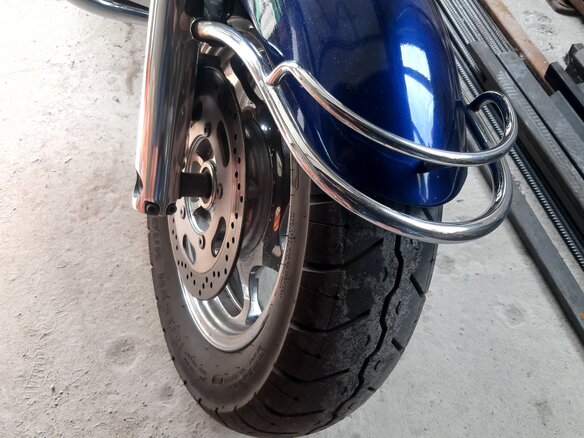 2004 Kawasaki VN2000 Vulcan, синий, 670000 рублей - вид 9