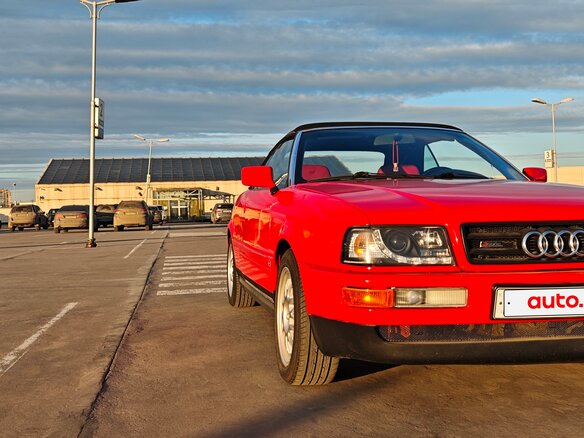 1992 Audi Cabriolet, красный - вид 1