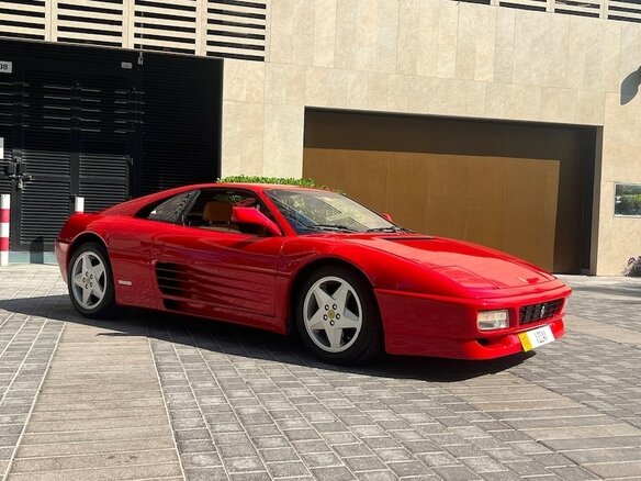 1990 Ferrari 348 TB, красный - вид 2