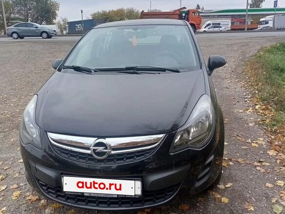 2014 Opel Corsa D Рестайлинг II, чёрный, 825000 рублей