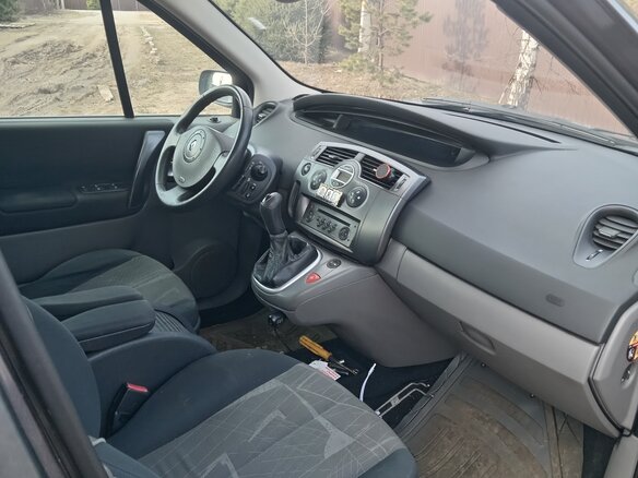 2004 Renault Scenic II, серый, 560000 рублей - вид 5