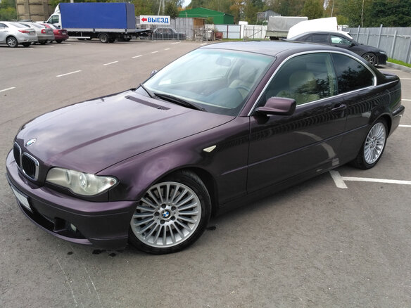 2003 BMW 3 серии 330i IV (E46) Рестайлинг, фиолетовый - вид 8