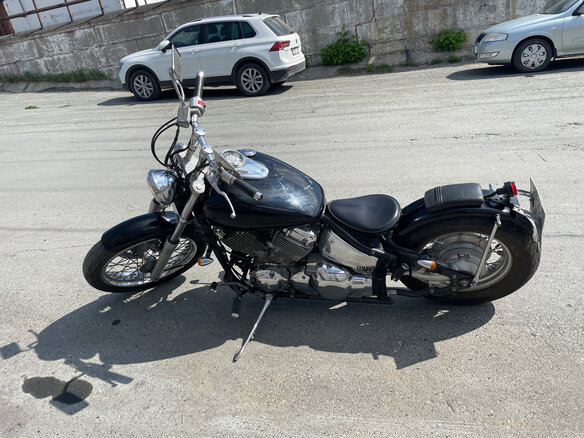 1995 Yamaha XVS400 Drag Star, чёрный, 349000 рублей - вид 3