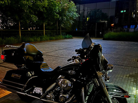 2008 Harley-Davidson Electra Glide, чёрный, 1200000 рублей, вид 3