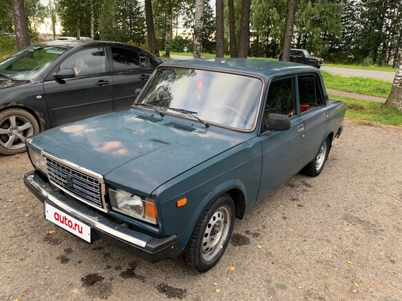 2006 Lada (ВАЗ) 2107, синий, 115000 рублей
