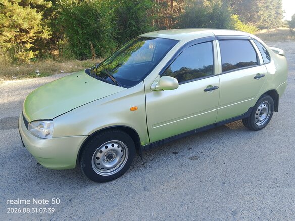 2006 Lada (ВАЗ) Kalina I, зелёный, 250000 рублей