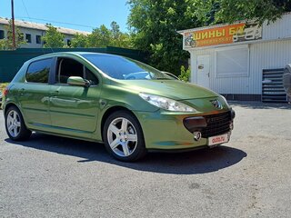 2005 Peugeot 307 I Рестайлинг, зелёный, 450000 рублей, вид 2
