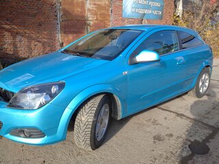 2009 Opel Astra GTC H Рестайлинг, синий, 750000 рублей, вид 4