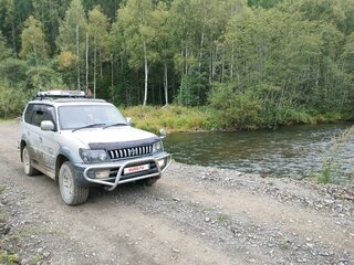 1996 Toyota Land Cruiser Prado 90 Series, серый, 1400000 рублей, вид 5