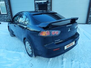 2012 Mitsubishi Lancer X Рестайлинг, чёрный, 1400000 рублей, вид 3