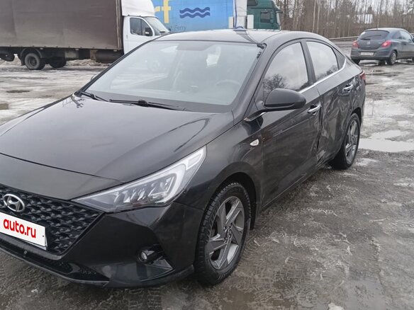 2021 Hyundai Solaris II Рестайлинг, чёрный, 1280000 рублей - вид 7