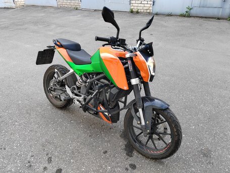 2013 KTM 200 Duke, оранжевый, 210000 рублей, вид 1