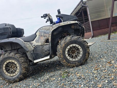 2014 Yamaha Grizzly 700, серый, 830000 рублей, вид 4