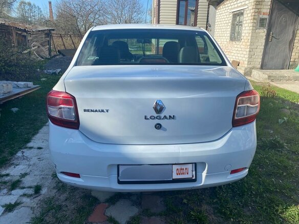 2016 Renault Logan II, белый, 365000 рублей - вид 1