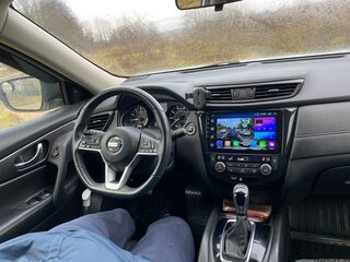 2017 Nissan Rogue II Рестайлинг, серый, 1850000 рублей, вид 2