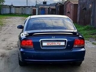 2002 Hyundai Sonata IV (EF) Рестайлинг, синий, 440000 рублей, вид 4
