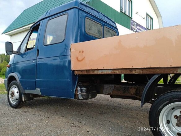 2010 ГАЗ ГАЗель (33023/330273) Фермер, синий, 1050000 рублей - вид 7