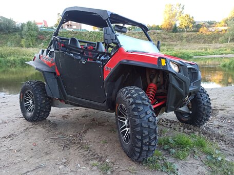 2013 Polaris RZR 900, красный, 850000 рублей, вид 4